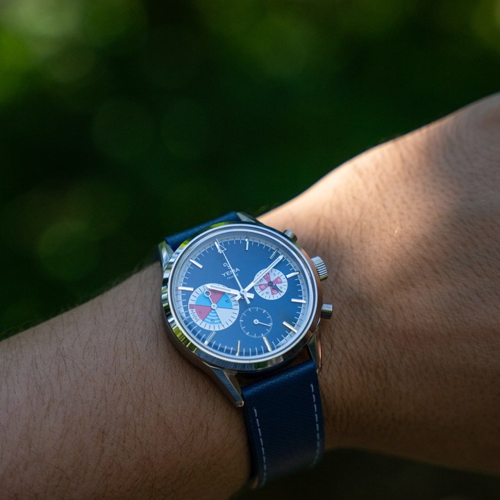 Yachtingraf Croisière Meca-Quartz Leather Blue