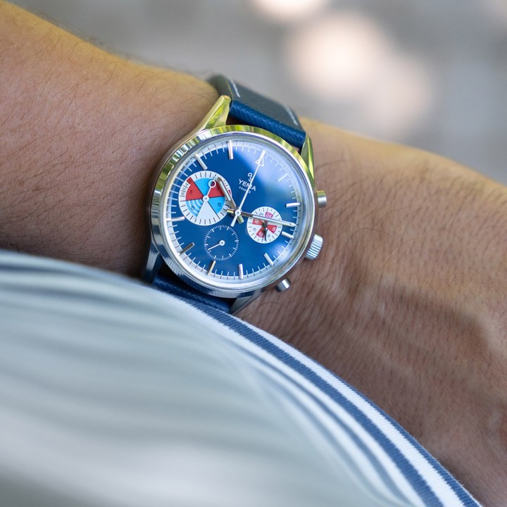 Yachtingraf Croisière Meca-Quartz Leather Blue