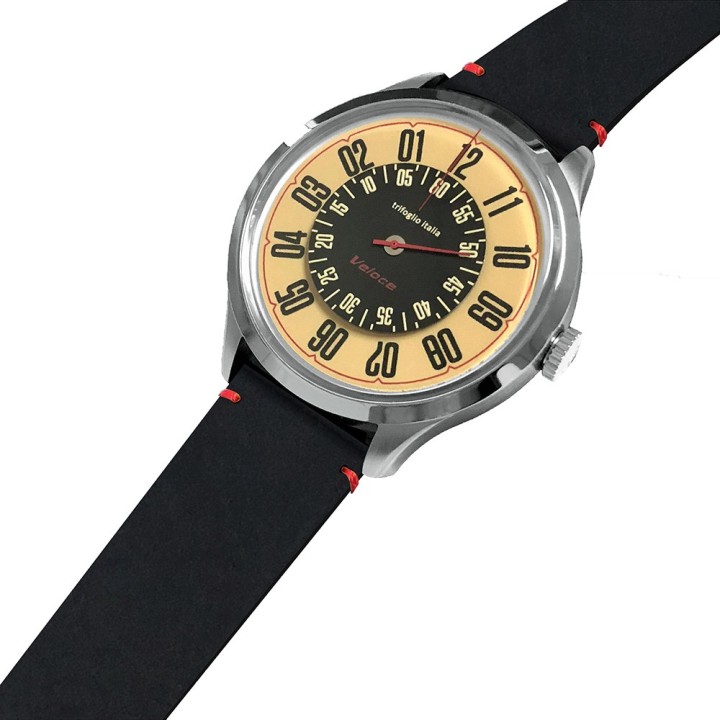 Veloce Amber Brown Vintage