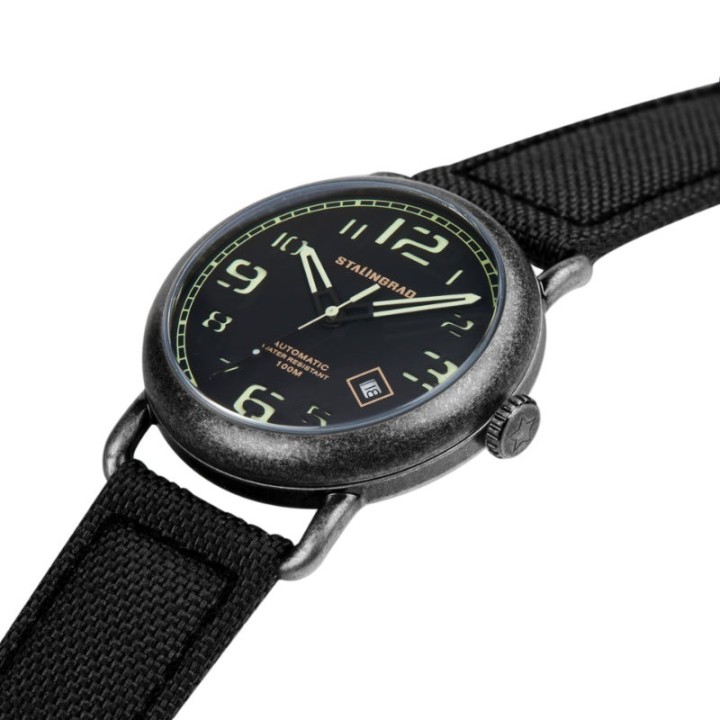 Rodim Black Sandwich Dial Black Cordura Strap