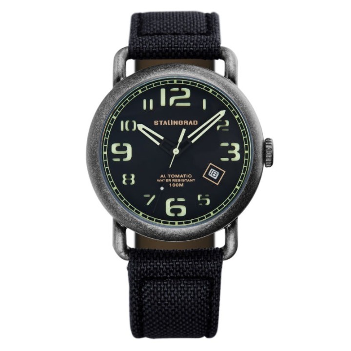 Rodim Black Sandwich Dial Black Cordura Strap
