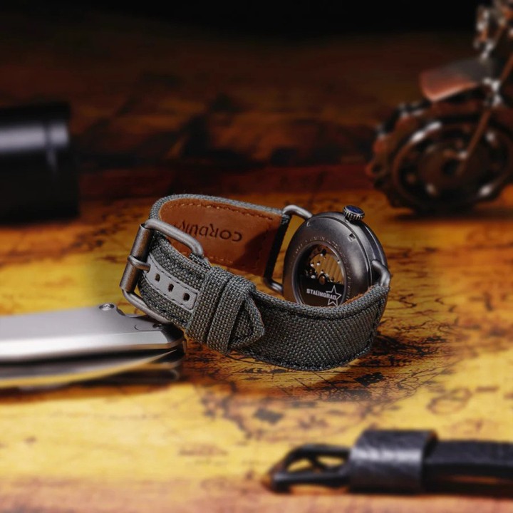 Rodim Grey Sandwich Dial Grey Cordura Strap