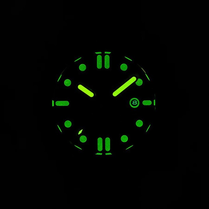 TITANIUM Defender Grey Meteorite Dial Black Leather Strap