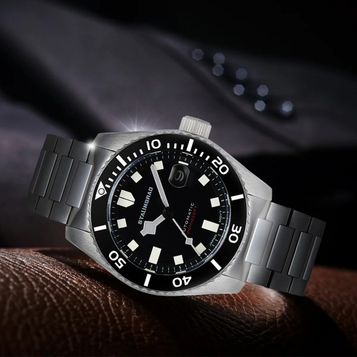 Volga Defender Black Dial 316L BRACELET
