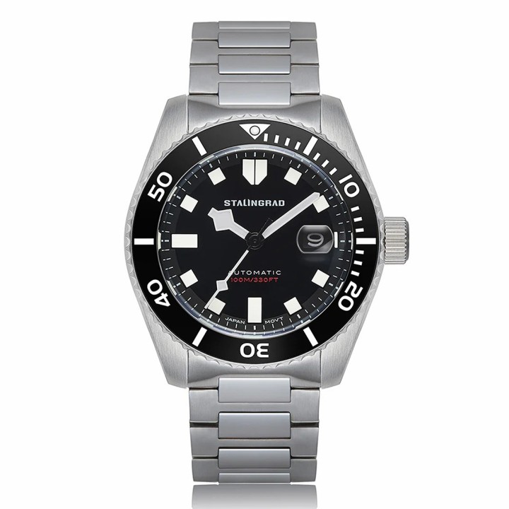 Volga Defender Black Dial 316L BRACELET