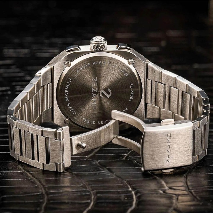 Night Hawk Chronograph Blue Dial with Steel Grey Case 40.5mm