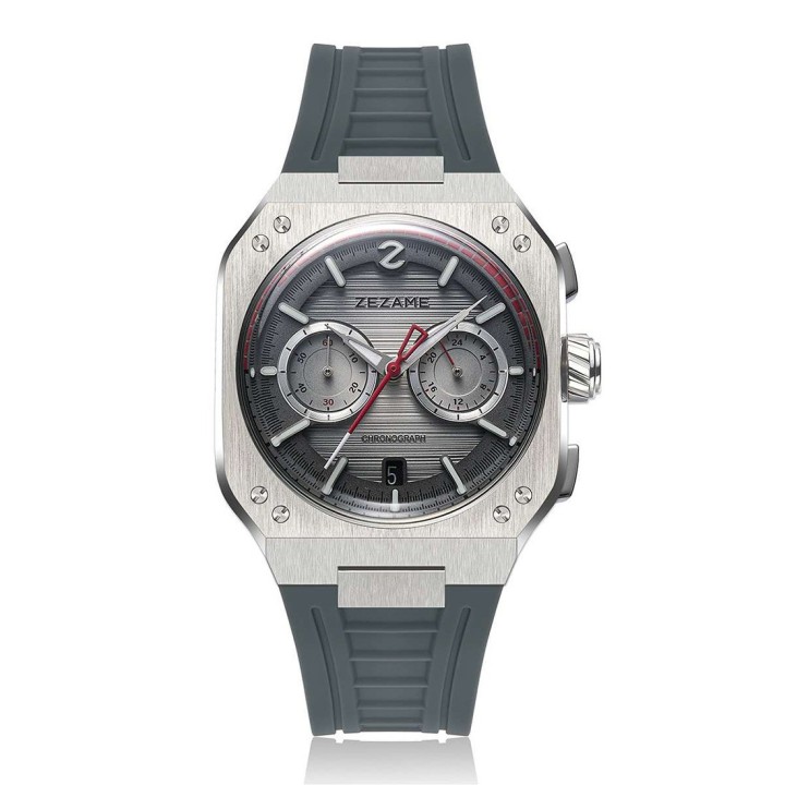 Night Hawk Chronograph Gray Dial with Steel Grey Case 40.5mm