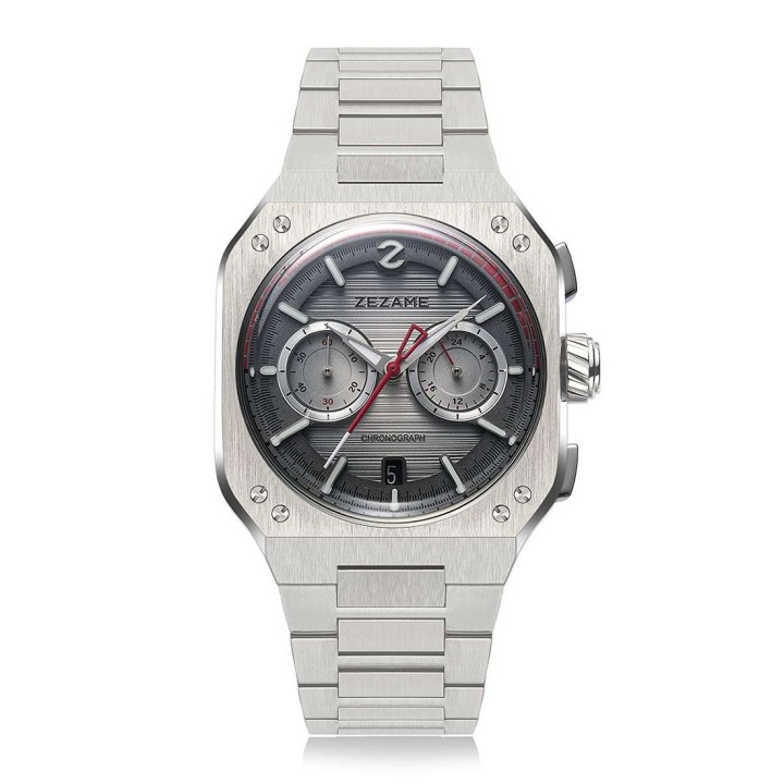 Night Hawk Chronograph Gray Dial with Steel Grey Case 40.5mm