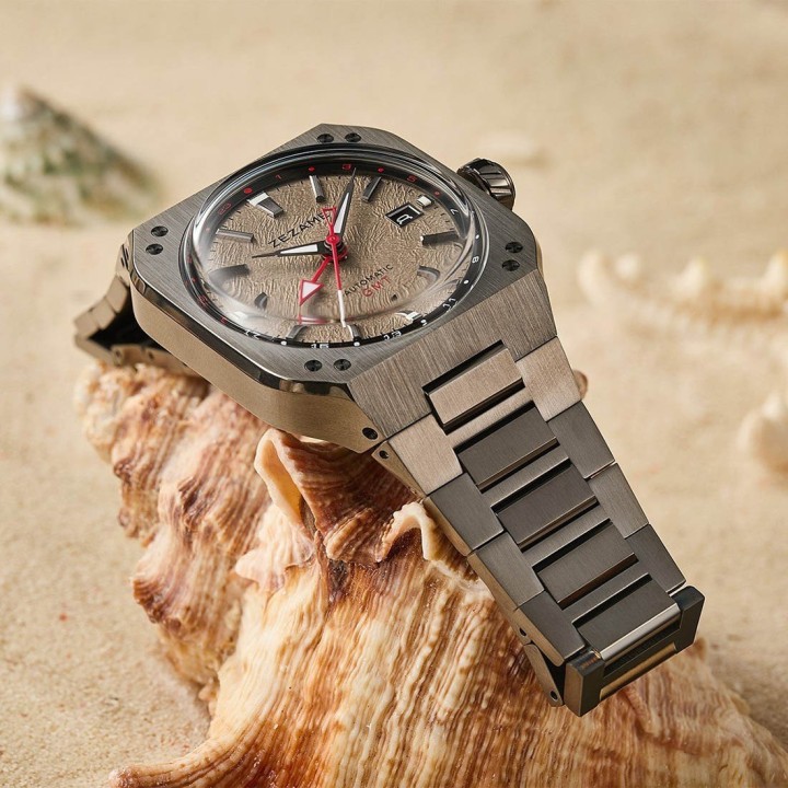 Night Hawk GMT Stainless Steel Watch 40.5mm