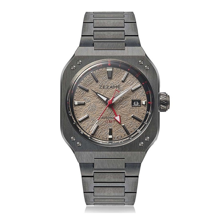 Night Hawk GMT Stainless Steel Watch 40.5mm