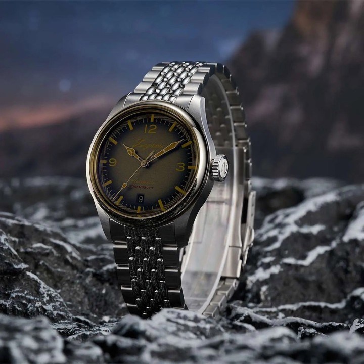 Eyes Gray Stainless Steel watch 38mm