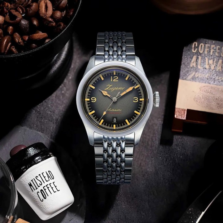 Eyes Gray Stainless Steel watch 38mm