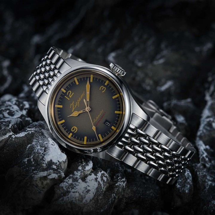 Eyes Gray Stainless Steel watch 38mm