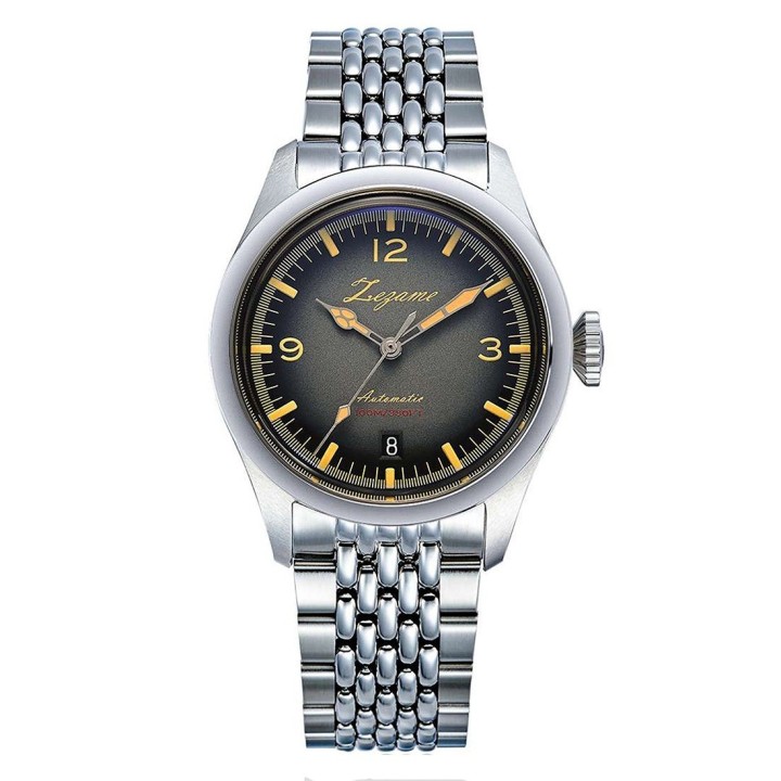 Eyes Gray Stainless Steel watch 38mm
