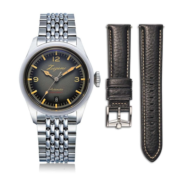 Eyes Gray Stainless Steel watch 38mm