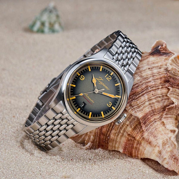 Eyes Gray Stainless Steel watch 38mm