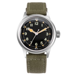Service Watch - Black Canvas
