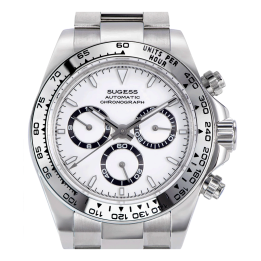 Sugess S418-2 Automatic Chronograph SL4801 White