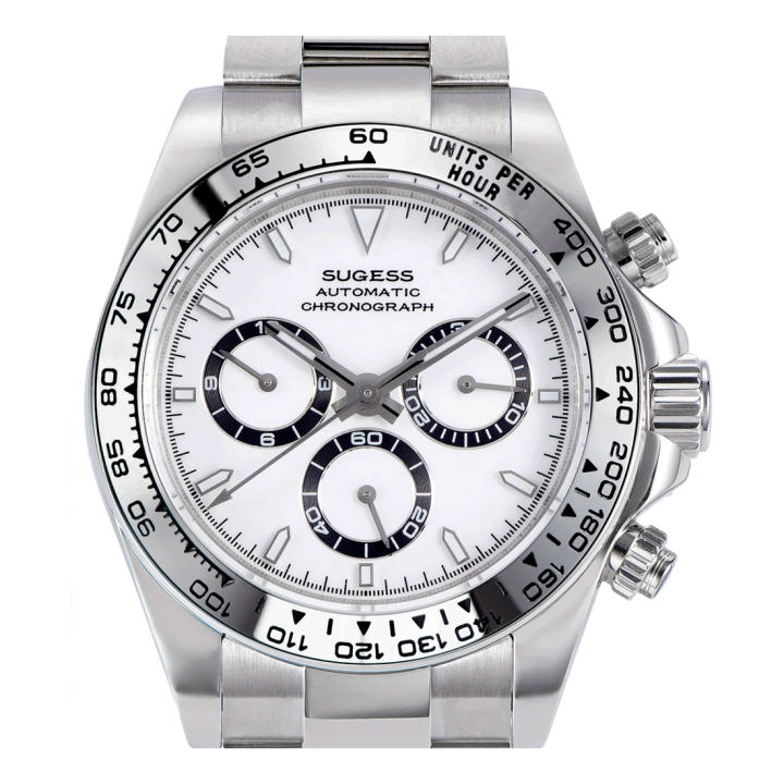 Sugess S418-2 Automatic Chronograph SL4801 White