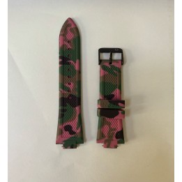 Silicon Strap - Military Green Pink