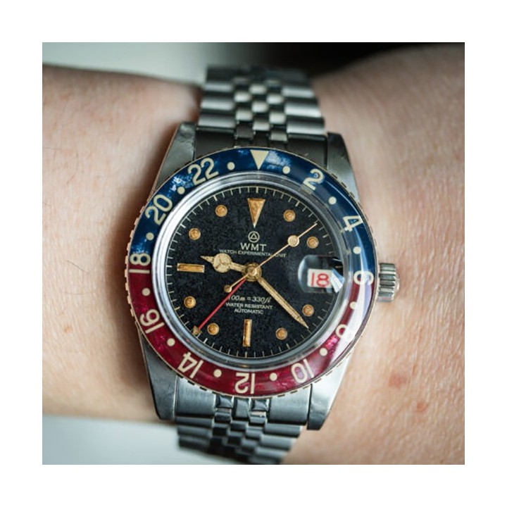 Panton MKII – Black Dial / Heavy Aged