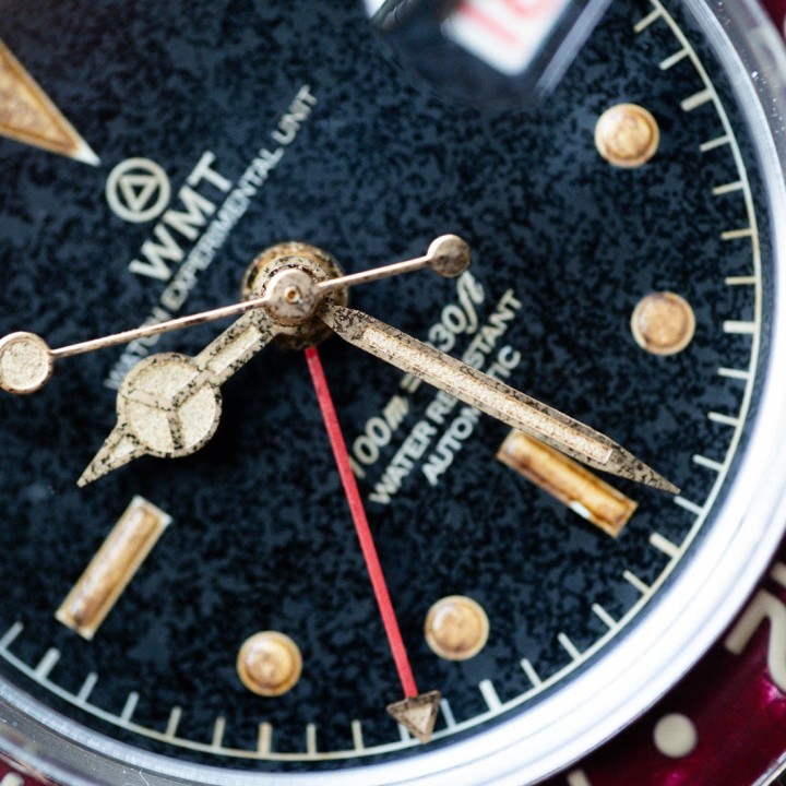 Panton MKII – Black Dial / Heavy Aged