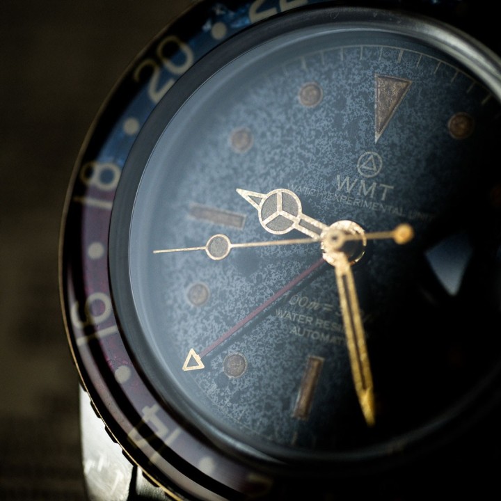Panton MKII – Black Dial / Heavy Aged