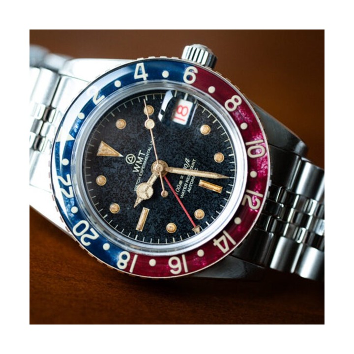 Panton MKII – Black Dial / Heavy Aged