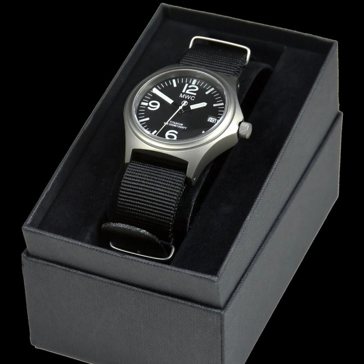 MWC Titanium Military Watch, 300m Water Resistant