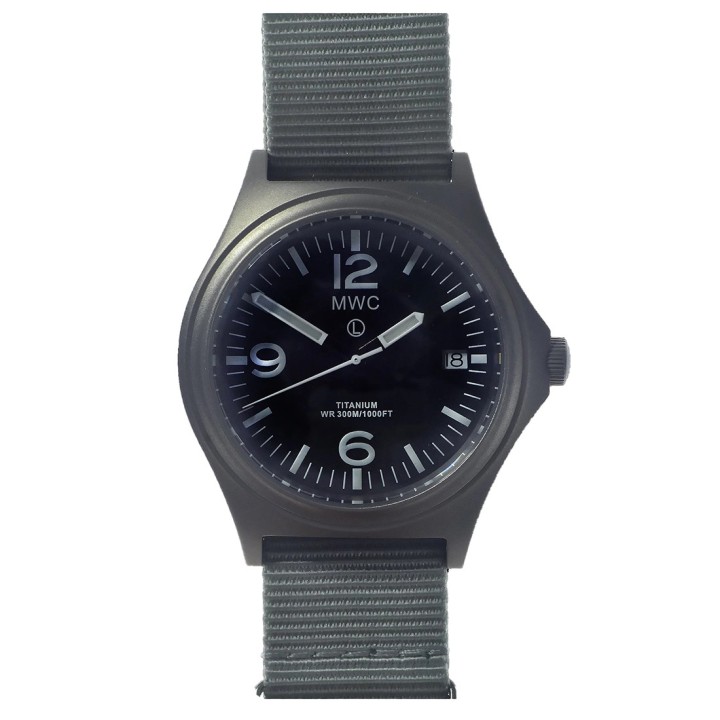MWC Titanium Military Watch, 300m Water Resistant