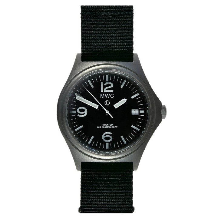 MWC Titanium Military Watch, 300m Water Resistant