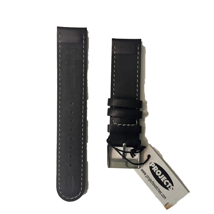 Cinturino Pelle Nero 20 mm (per modello Past Present and Future)