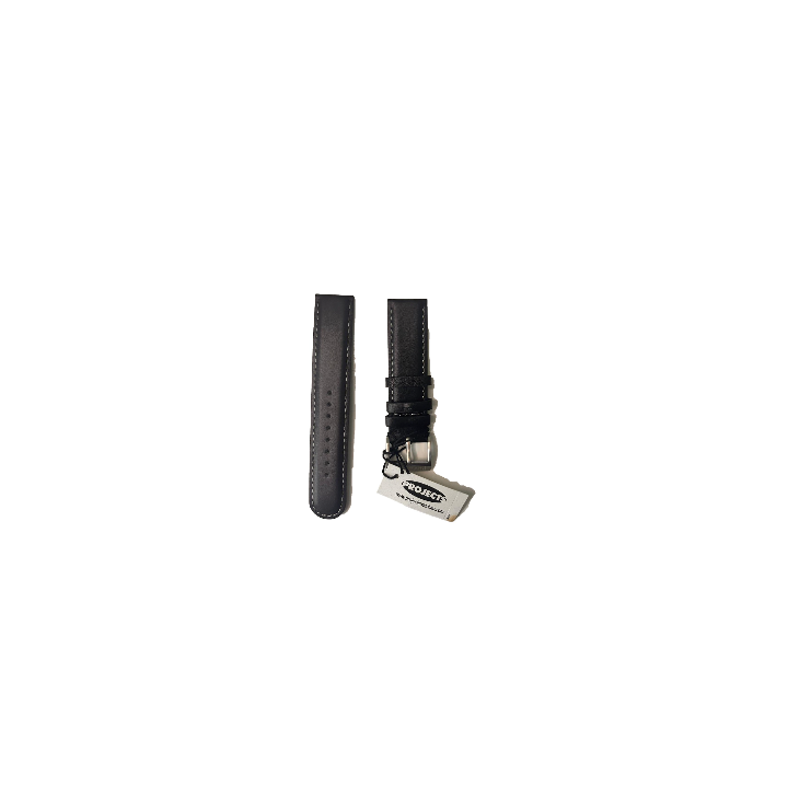 Black Leather Strap 20 mm (for Past Present and Future model)