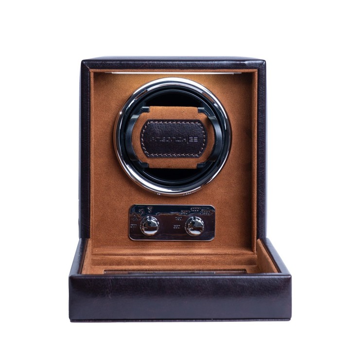 Bond Carica Orologi Automatico Per 1 a.m. LED Lighting Brown