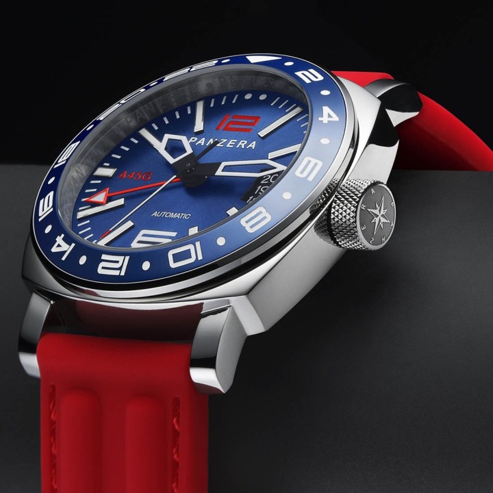 Aquamarine 45 G - Silicone Blue-Red