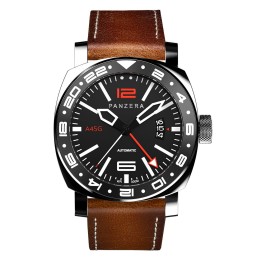 Aquamarine 45 G - Black-Brown Leather