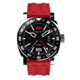 Aquamarine 45 G - Black-Red Silicone