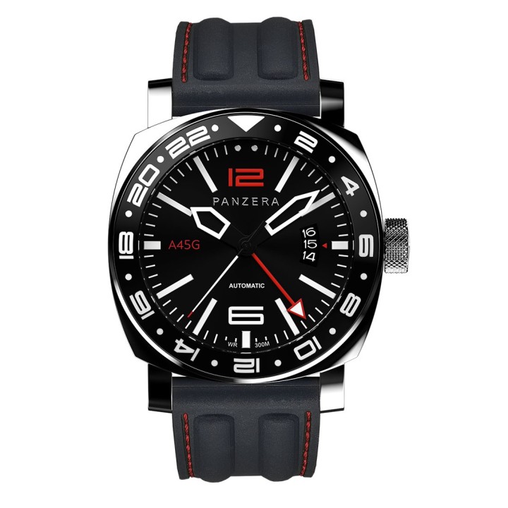 Aquamarine 45 G - Black Silicone
