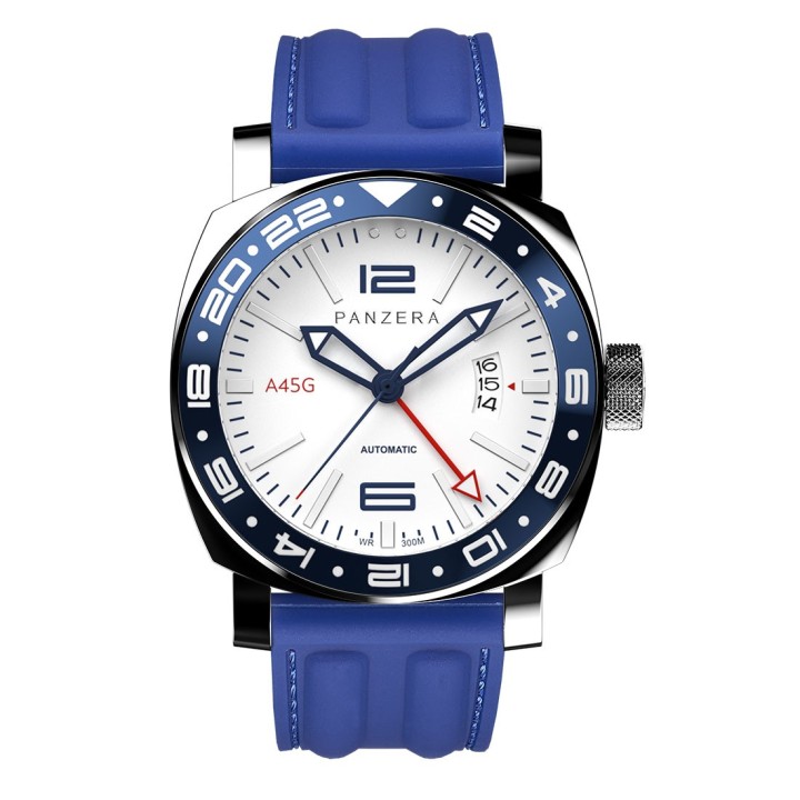 Aquamarine 45 G - White-Blue Silicone