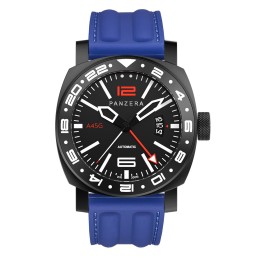 Aquamarine 45 G - PVD Blue Silicone
