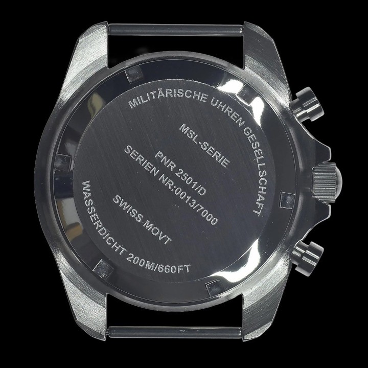 MWC Pattern Stainless Steel Military Pilots Chronograph