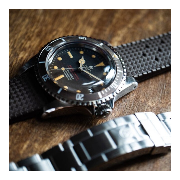 Royal Marine – Tropical Brown / Aged Edition / Metal Bracelet + Rubber Strap Set LIMITED EDITION