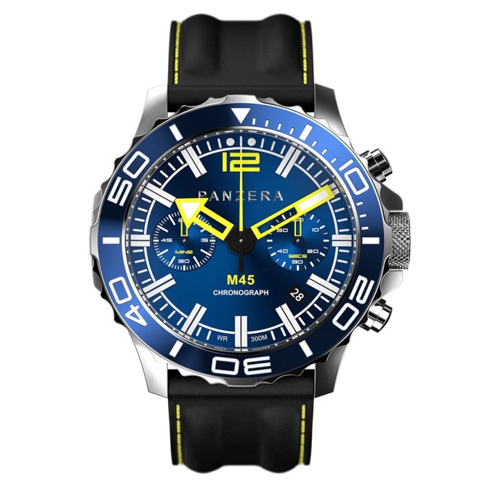 MECHA 45C BLUE RUBBER BLACK