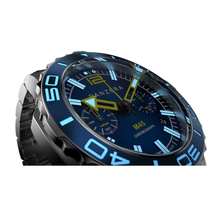 MECHA 45C BLUE LEATHER