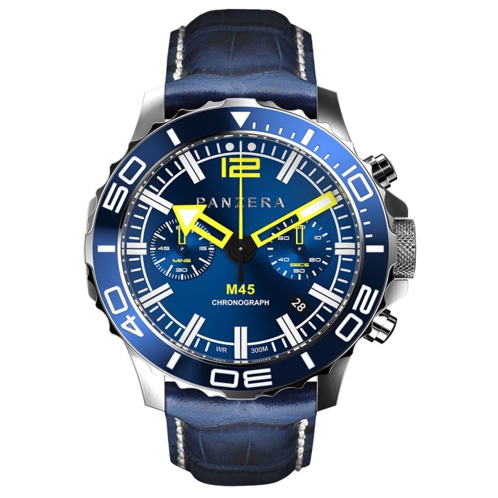 MECHA 45C BLUE LEATHER