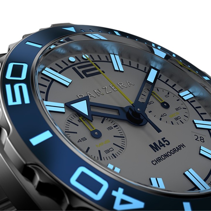 MECHA 45C WHITE RUBBER BLUE