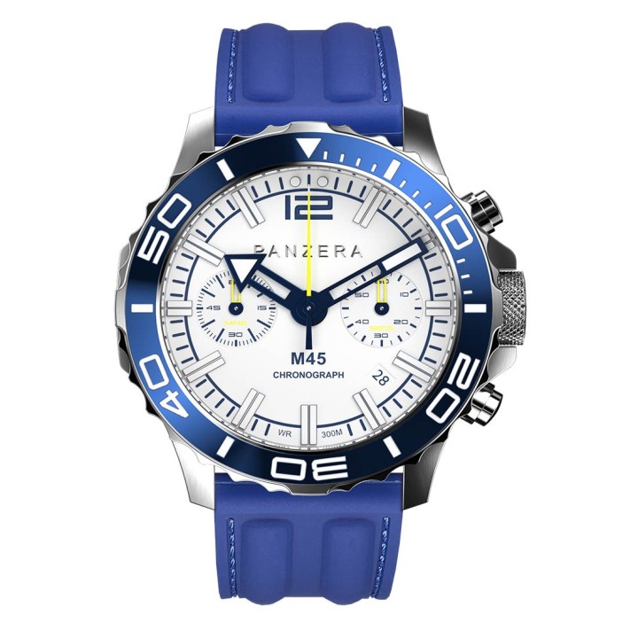 MECHA 45C WHITE RUBBER BLUE