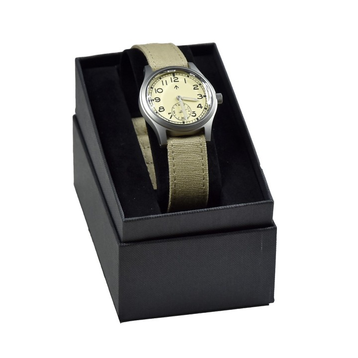 MWC WWII Pattern "ATP" Watch with Cream Dial and 21 Jewel
