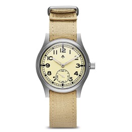 MWC WWII Pattern "ATP" Watch with Cream Dial and 21 Jewel