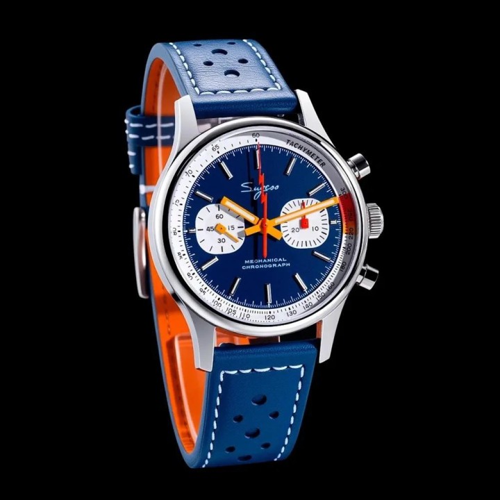 Sugess Mechanical Chrono 387F Dark Blue